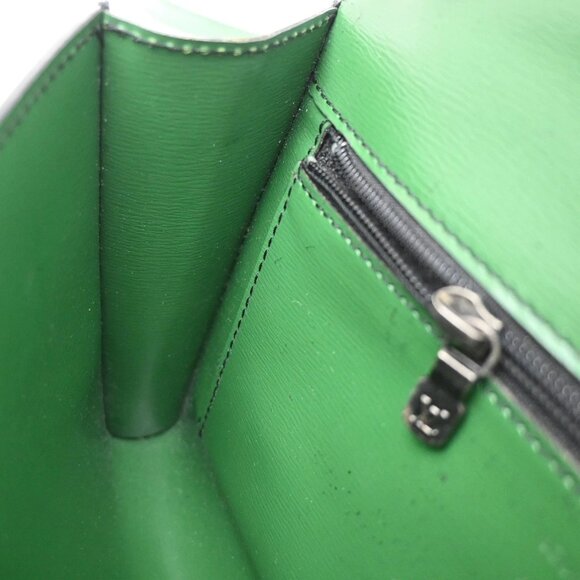 LOUIS VUITTON LV Arche 2Way Shoulder Clutch Bag Epi Leather Green M52574 32YH486 - Picture 13 of 16